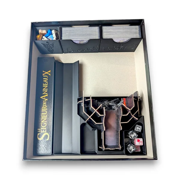 Insert 3D compatible Le Seigneur des Anneaux : Le Destin de la Communauté - rangement