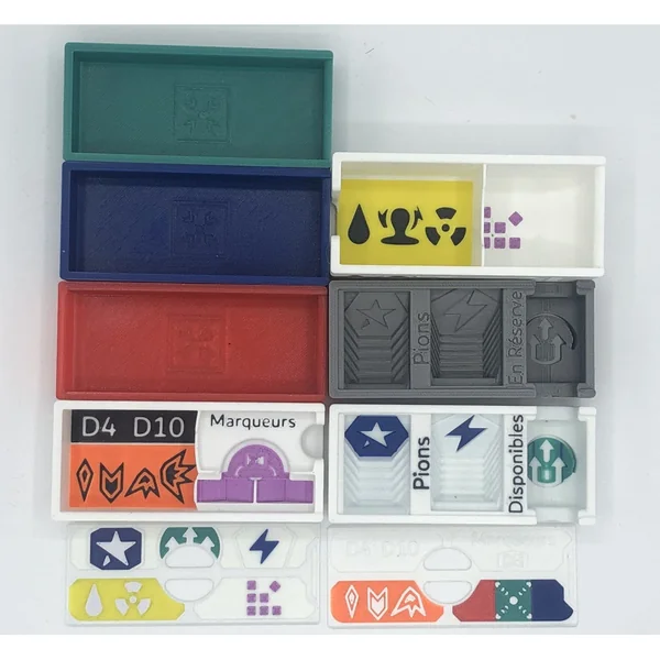 Insert complet pour ISS Vanguard - Compatible Sections du Jeu de base et Cartes Sleevées