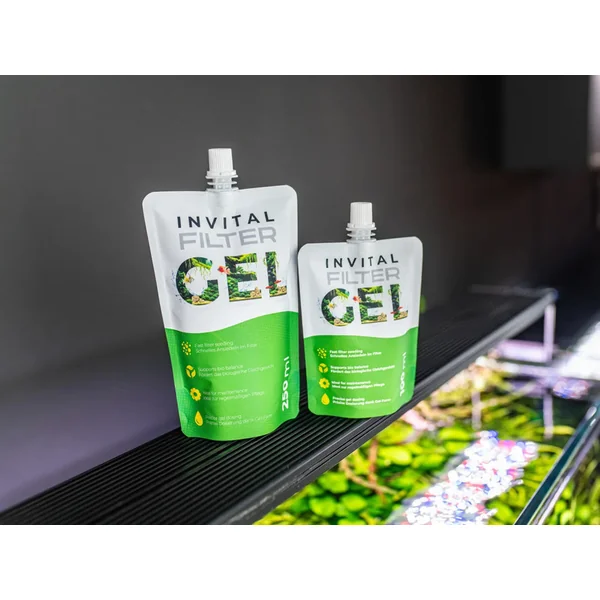 INVITAL FilterGel 250 ml bactéries pour filtration d'aquarium