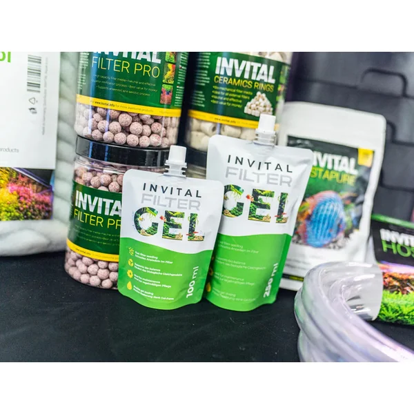 INVITAL FilterGel 250 ml bactéries pour filtration d'aquarium