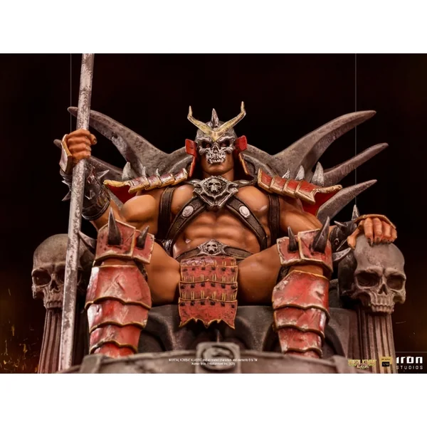 Iron Studios Mortal Kombat牌 - Shao Khan Statue Deluxe Art Scale 1/10