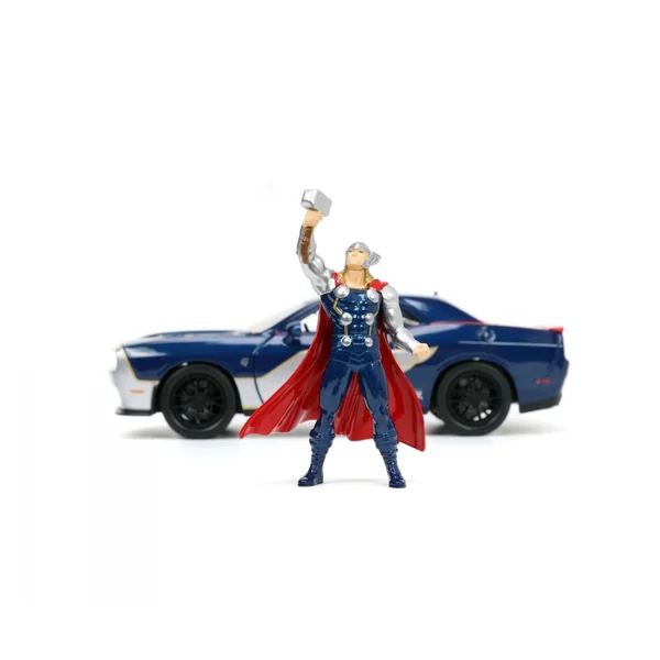 Jada Toys Dodge Challenger Srt Hellcat 2015 W/ Figure 1/24 - 32186