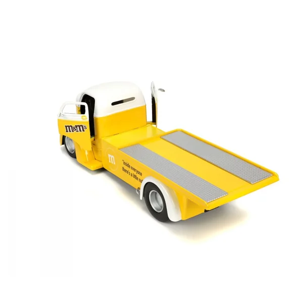 Jada Toys Ford COE Flatbed avec Figurine M&Ms Jaune 1/24 - 33425