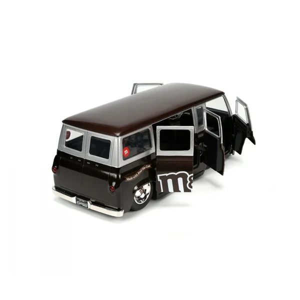 Jada Toys Ford Econoline Bus avec Figurine M&Ms Rouge 1/24 - 32027