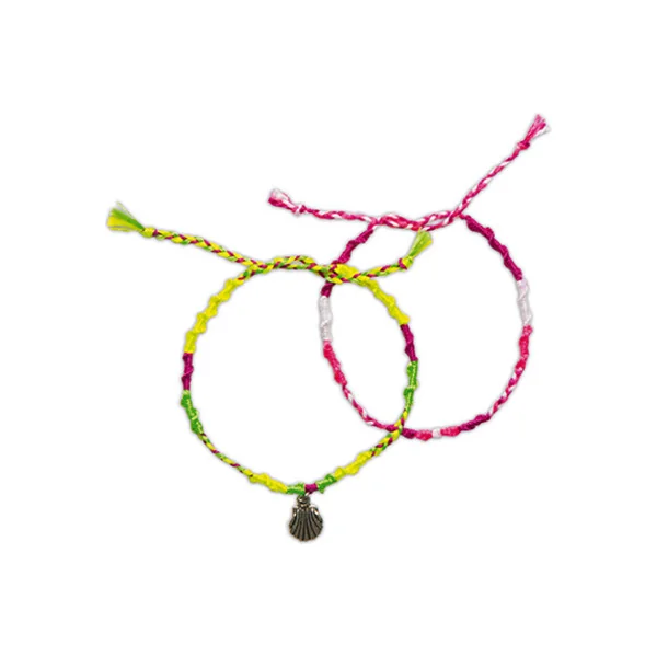 Janod Atelier Coffret de création de bijoux avec boîte à bijoux Bracelets Néon 8+