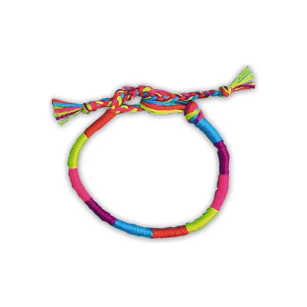 Janod Atelier Coffret de création de bijoux avec boîte à bijoux Bracelets Néon 8+