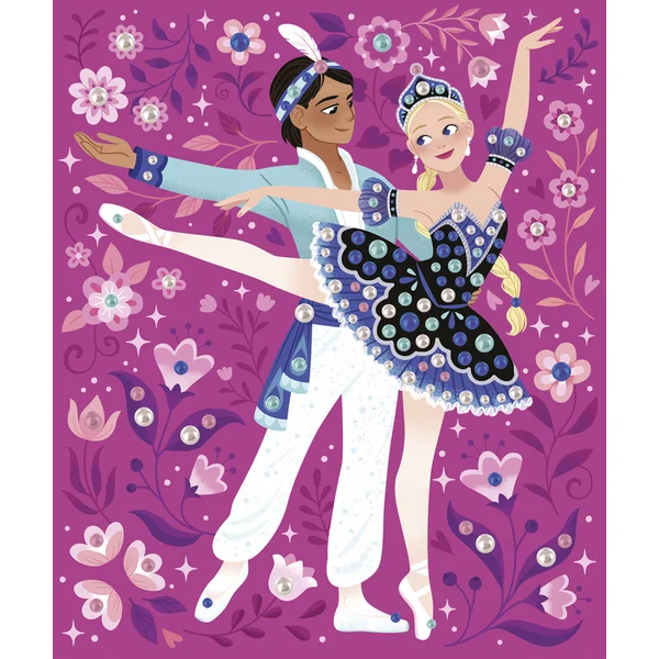 Janod Atelier Kit Créatif Mini Danseurs Décoration avec Perles