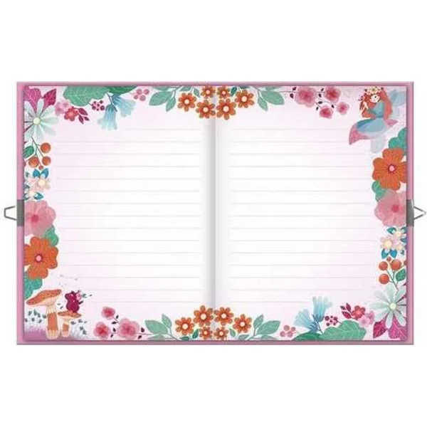 Janod Atelier Midi Coffret Créatif Carnet Secret avec Cadenas Fées Magiques