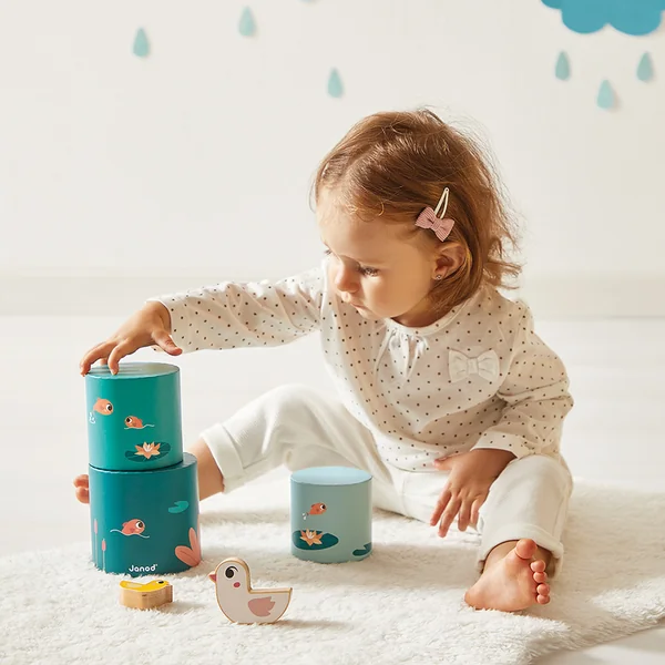Janod Boîte de Stimulation Sensorielle pour Enfants à partir de 12 Mois