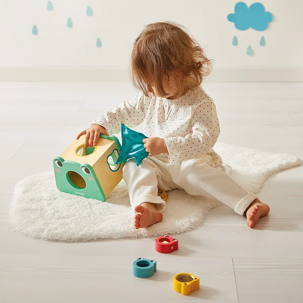 Janod Boîte de Stimulation Sensorielle pour Enfants à partir de 12 Mois
