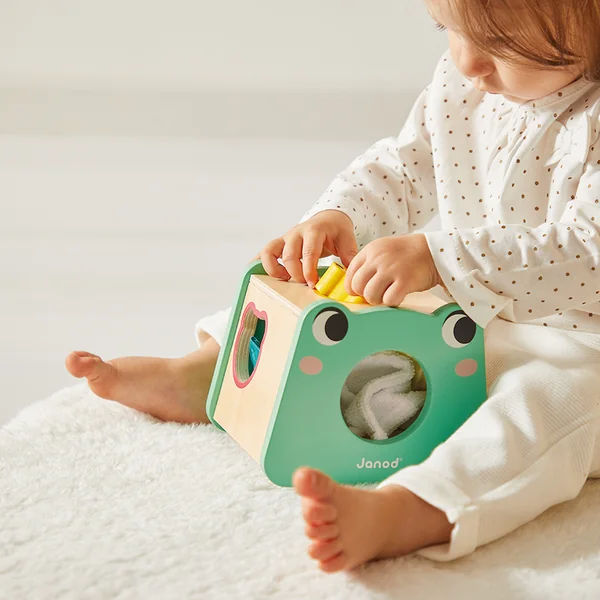 Janod Boîte de Stimulation Sensorielle pour Enfants à partir de 12 Mois