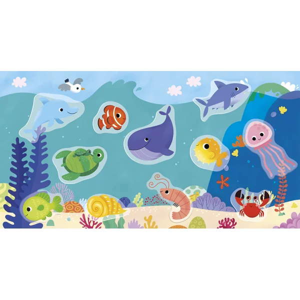 Janod My arts&crafts Mini Autocollants Réutilisables Mer à partir de 18 mois