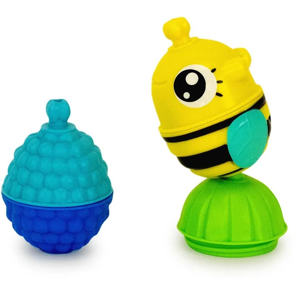 JOUET D'ÉVEIL ÉDUCATIF - SET PERLES ANIMAUX ET PERLE VERTE À ASSEMBLER - 6 PIÈCES