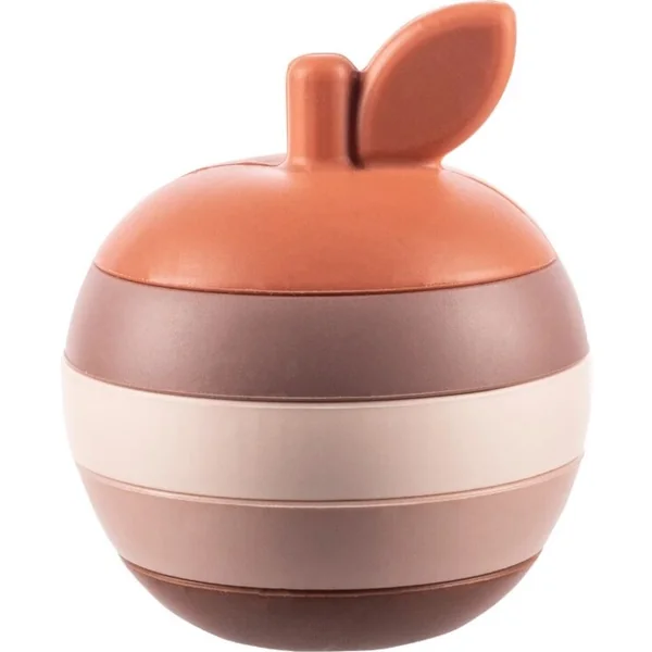 Jouet pliable en silicone Apple, multicolore