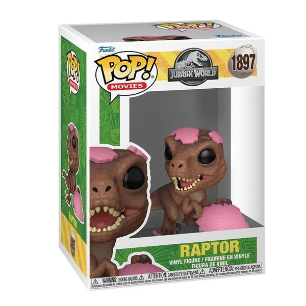 JURASSIC PARK SPRG – POP Movies N° 1897 – Raptor (Oeuf rose)