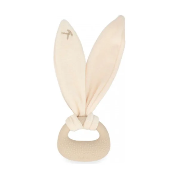 Kaloo Lapinoo Anneau de dentition en silicone avec oreilles à nouer crème