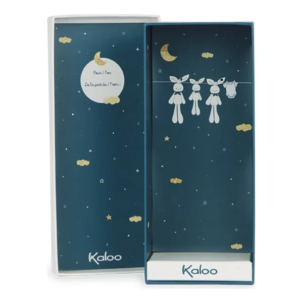 Kaloo Lapinoo Lapin en peluche aux longues oreilles ocre 25 cm