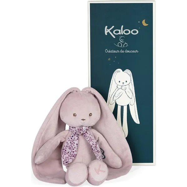 Kaloo Lapinoo Lapin en peluche avec de longues oreilles rose 35 cm
