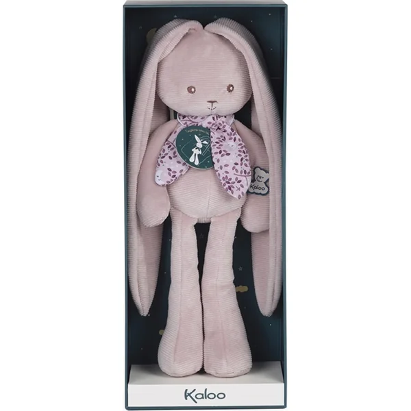 Kaloo Lapinoo Lapin en peluche avec de longues oreilles rose 35 cm