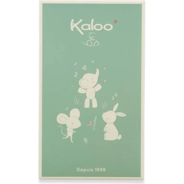 Kaloo Petit Chansons Coffret cadeau pour bébé Bracelet et chaussons avec grelot Lapin