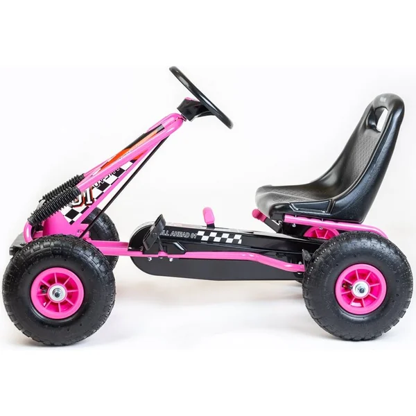 Kart à pédales pour enfants Go-kart Baby Mix Razor rose