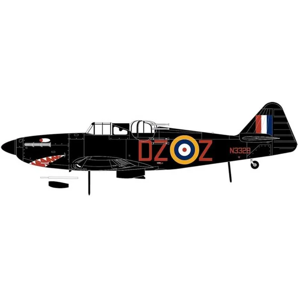 Kit classique avion A02069 - Boulton Paul Defiant (1:72) - nouvelle forme