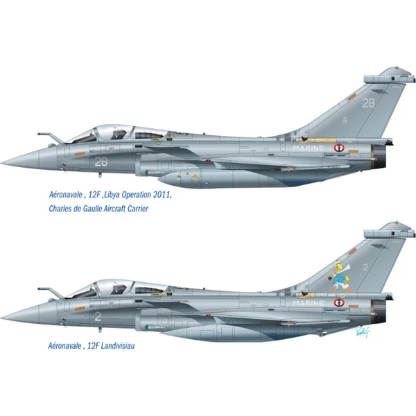 Kit de maquette d'avion 1319 - RAFALE M OPÉRATIONS EXTÉRIEURES 2011 (1:72)