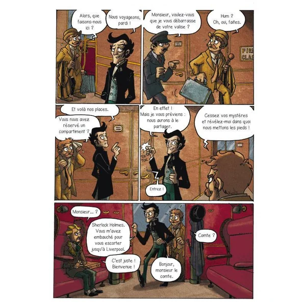 La BD dont vous êtes le héros : Sherlock Holmes Tome 3 - Moriarty
