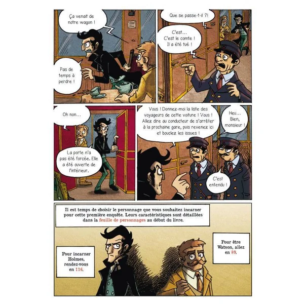 La BD dont vous êtes le héros : Sherlock Holmes Tome 3 - Moriarty