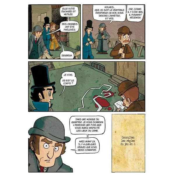 La BD dont vous êtes le Héros : Sherlock Holmes Tome 5 - L'ombre de Jack l'éventreur