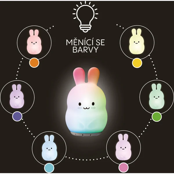 Lampe LED de nuit en silicone taille M, Hibou