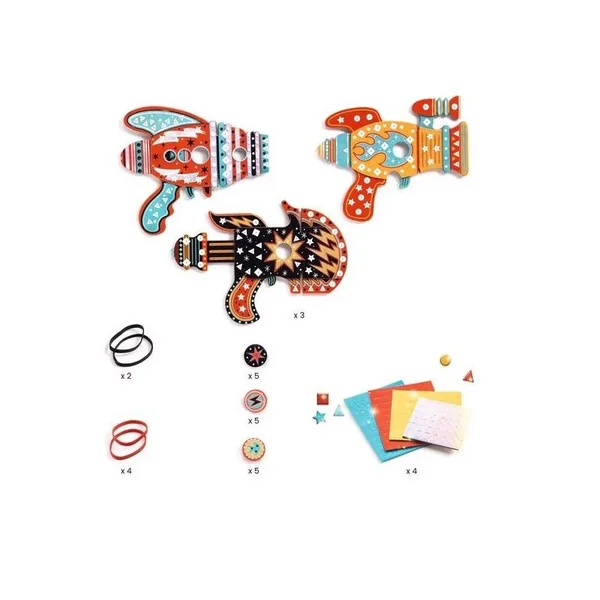 Lanceurs de jetons à décorer Kosmik DIY - Djeco