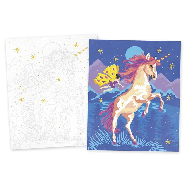 Les Ateliers du Calme : Peinture par Numéro Licornes - Janod