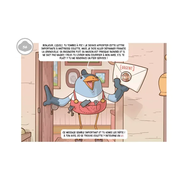 Liguili - Messager aventurier : La BD dont tu es le petit héros