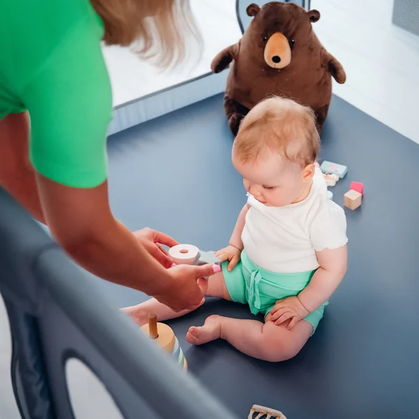 LIONELO Parc pour enfants Willow Beige Sable 127 x 187 cm