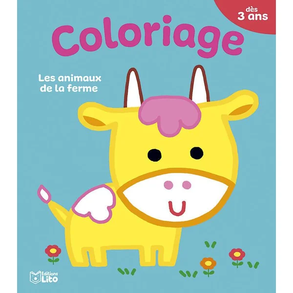 LIVRE COLORIAGES - LES ANIMAUX DE LA FERME
