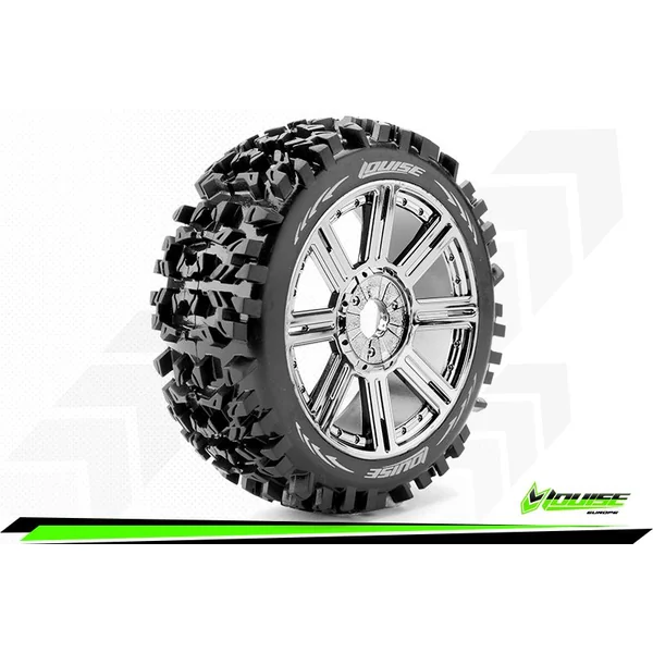 Louise RC Pneus + Jantes B-PIONEER - Buggy 1/8 Arrma Typhon - Losi Eigh - Carson Virus - Hex 17mm - LR-T3130SBC