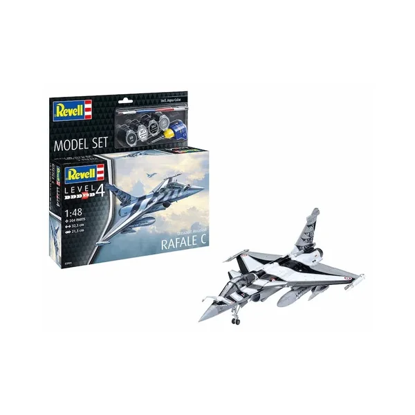 Maquette Dassault Rafale C Avion de combat Level 4 échelle 1:48 - Revell
