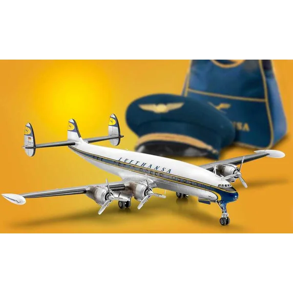 Maquette en plastique avion 03745 - Lockheed L.1049G Super Constellation Lufthansa (1:144)