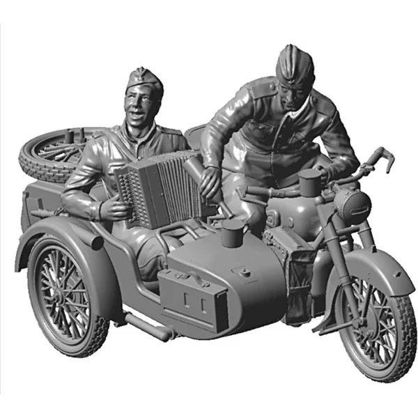 Maquette figurines 3639 - Moto soviétique de la Seconde Guerre mondiale M-72 (1:35)