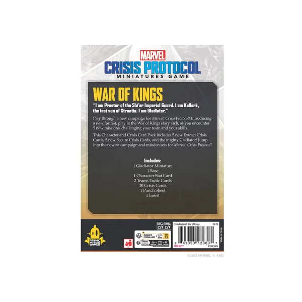 Marvel Crisis Protocol: War of Kings Character and Crisis Card Pack