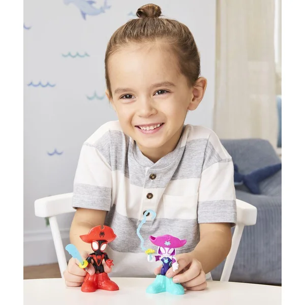 MARVEL SPIDEY AND HIS AMAZING FRIENDS WATER-WEBS PIRATE SPIN ET PIRATE GHOST-SPIDER