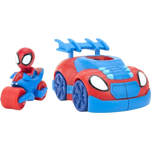 MARVEL SPIDEY AND HIS AMAZING - VOITURE A FONCTION SPIDEY WEB STRIKE 2 EN 1