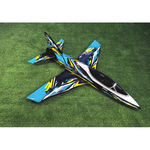 Matrix Jet Pilot RC 2.2m + Vectorielle + Train rentrant électrique - Bleu / Noir
