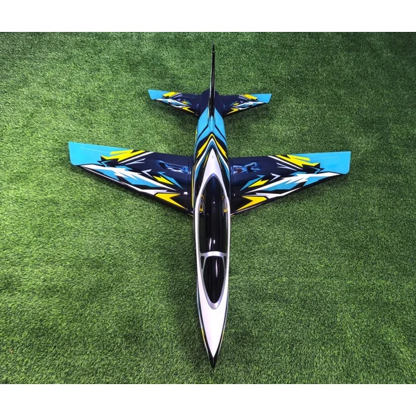 Matrix Jet Pilot RC 2.2m + Vectorielle + Train rentrant électrique - Bleu / Noir