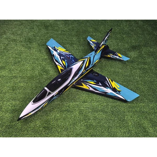 Matrix Jet Pilot RC 2.2m + Vectorielle + Train rentrant électrique - Bleu / Noir