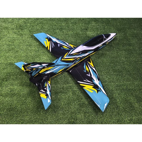 Matrix Jet Pilot RC 2.2m + Vectorielle + Train rentrant électrique - Bleu / Noir