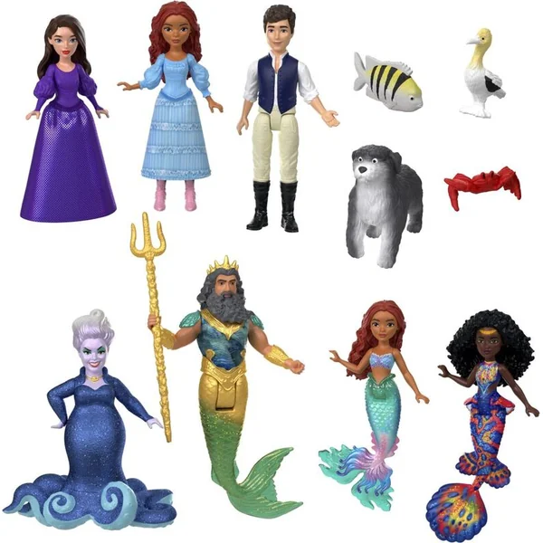 Mattel Tlm ensemble de petites poupées et amis de la terre et de la mer