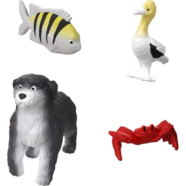 Mattel Tlm ensemble de petites poupées et amis de la terre et de la mer
