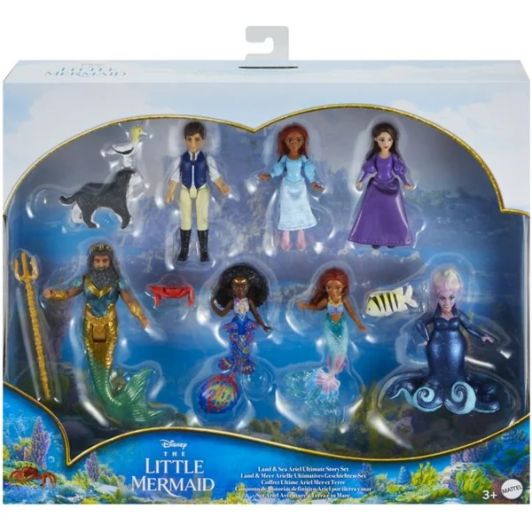 Mattel Tlm ensemble de petites poupées et amis de la terre et de la mer